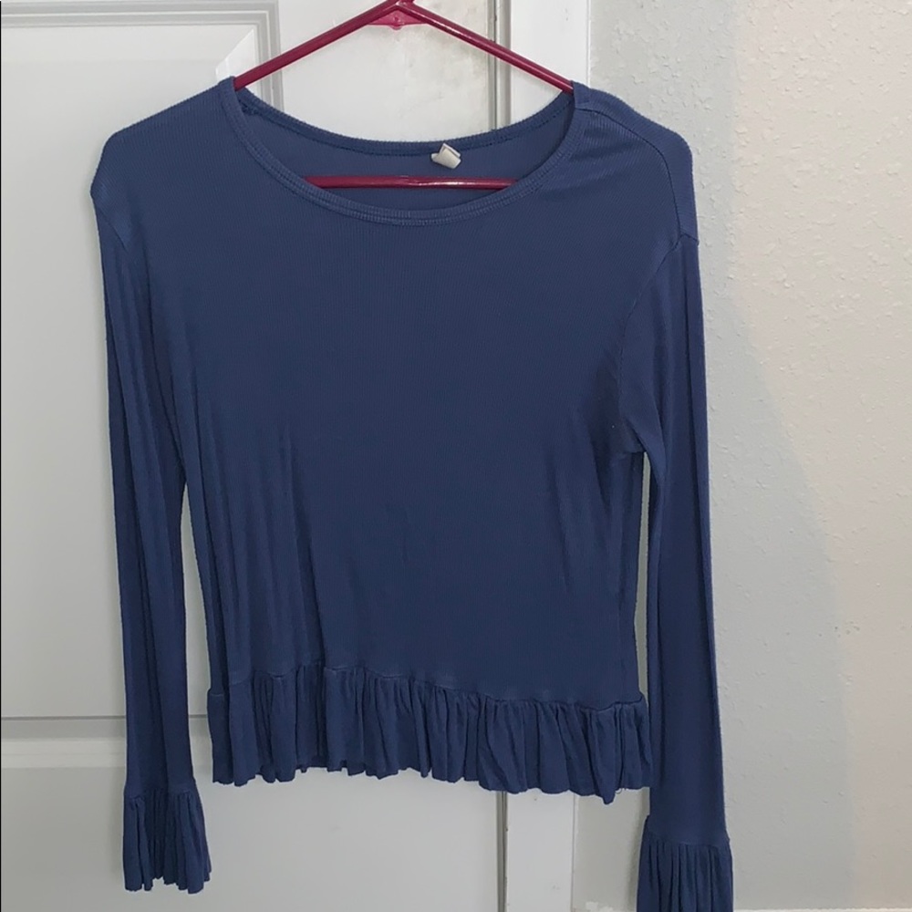 Buckle long sleeve shirt